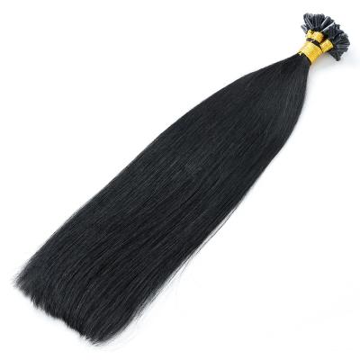 China Cash On Delivery Wholesale Price 100% Virgin India Hair Silky Straight Wave Italian Tip Keratin Hair Extension India Remy Nail /u à venda