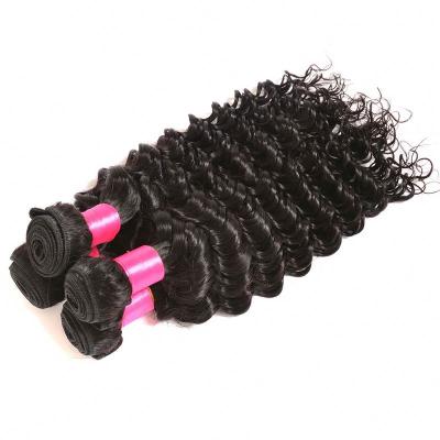 China Wholesale Distributor Silky Straight Indian Brazilian Virgin Loose Deep Wave Hair Loose Wave Hair Bundles zu verkaufen