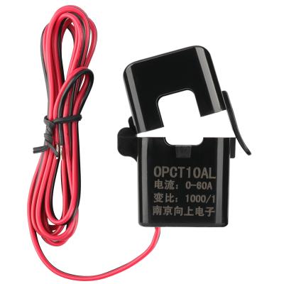 China Current OPCT10AL 1000/1 2000/1 3000/1 small elem. elect. mini split-core current transformer series transform high frequency wire wound ct for sale