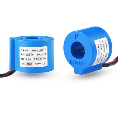 China Single Phase BZCT18AL-20A/5A 30/5 50A5A 60a/5a 75a 5a 100/5 Single Phase High Precision AC CT Ring Current Standard Type Of Current Transformer for sale