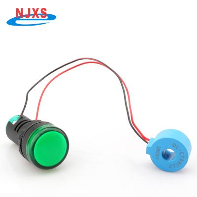 China Transformer [RTS] 22mm Size LED Amorphous LED Digital Light DL-CT08CL2 LED Digital Leakage AC Leakage Sensor for sale