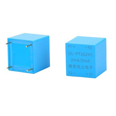 China Miniature Current Transformer DL-PT202H1 2mA/2mA 110v/4v 220v 380v/4v Small Current Sensor High Voltage Transformer for sale