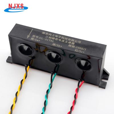 China 3 Phase Current Transformer High Precision AC Current Transformer DL-3CTKL 30A/10mA 3000:1 60A/20mA 0.1 Class Quality Three Phase Transform for sale