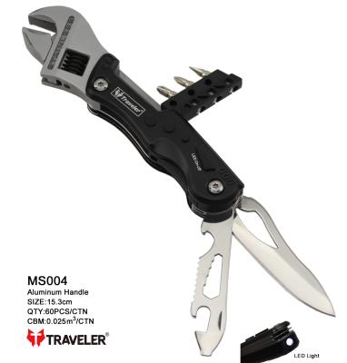 China TRAVELER Multi Functional All Year Product Hot Multi Tool Survival Pliers With LED Light /Window Breaker Wrench for sale