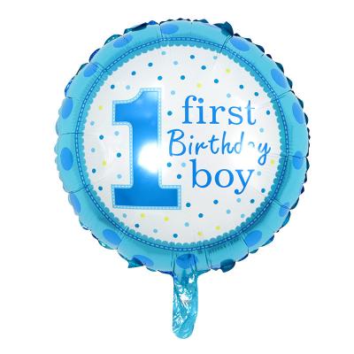 China Boys and Girls Baby Party Toy Baby Cumpleanos Birthday Balloon Decoracion Advertising for sale