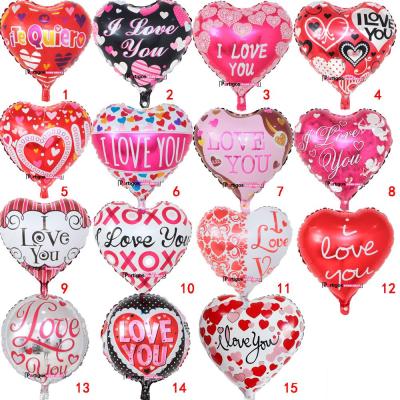 China Advertising Toy Te Amo Spanish Language Love Balloon Boda Decoracion Foil Balloon for sale