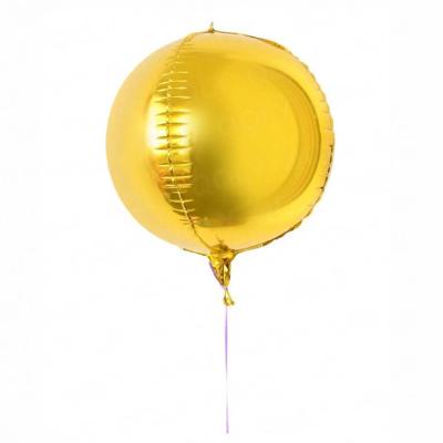 China Advertising toy 24 inch 4D foil balloons around foil balloons 4D foil balloons around foil balloons for sale