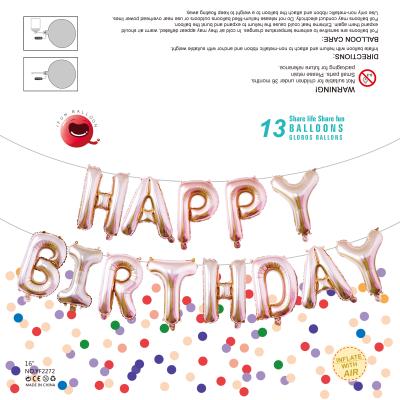 China Announcing Toy Happy Birthday Costume Foil Balloon Birthday Decorations Balloons Wholesaler for sale