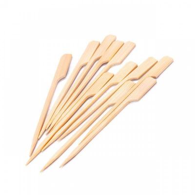 China 100% Natural Paddle Wooden Bbq Bamboo Stick Eco Frlendly 7cm for sale