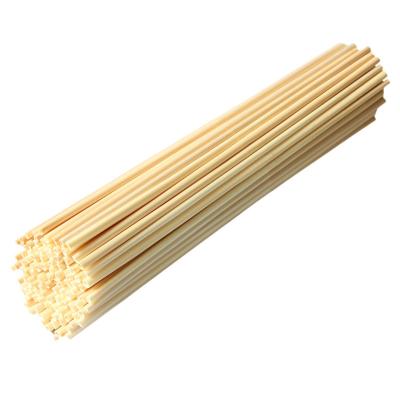 China 100% Biodegradable Plant Based Straws Natural Hay Straws Bulk 15cm for sale