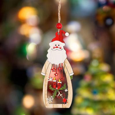 China Houten Kerst Tags Ornamenten Kerst Houten Hanger Tag Te koop