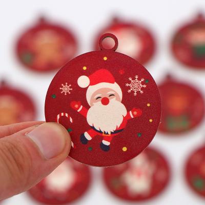 China Houten Decoratie Ornamenten Cadeau Plaque Tags Merry Christmas Houten Bord Tags: Te koop