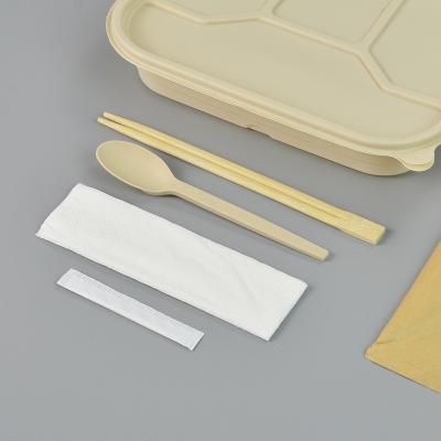 China Corn Starch Disposable Knife And Fork Spoon Set Degradable Chinese And Western Tableware Fast Food Small Spoon Oem for sale