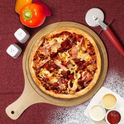 China Pizza-Platte 315 M Environmentally Friendly Bamboo mit runder Form für Pizza-Backen-Nahrungsmittelkuchen zu verkaufen