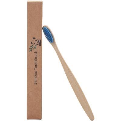 China Disposable Individually Box Packed Hotel Disposable Bamboo Wood Toothbrush for sale