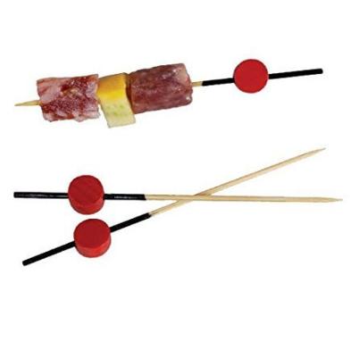 China 12cm Disposable Bamboo Cocktail Food Picks Fruit Picks For Drinks for sale