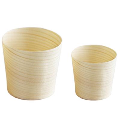 Chine tasses de café à emporter biodégradables jetables écologiques en bois de tasses de café de 4.5mm à vendre