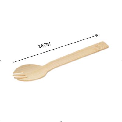 Cina Coltelleria concimabile di bambù eliminabile di Sporks dell'insalata di FDA 16cm per accamparsi in vendita