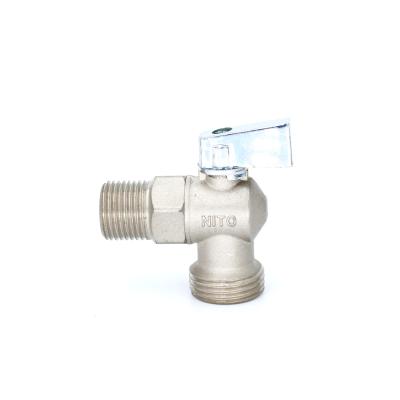 China Heating and cooling systems. Manual Brass Water Tap Systems Kitchen Radiator Valve Angle Type For Radiator Water Heating Radiator Angle Valve for sale