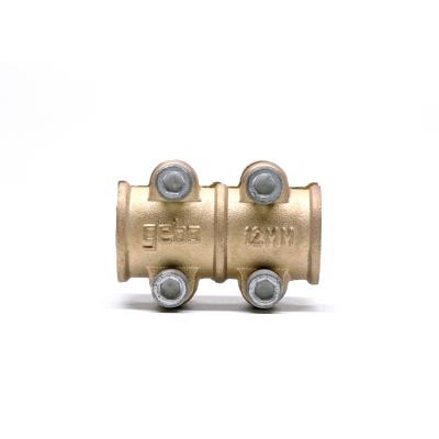 China Heating and cooling systems. Brass Copper Tap Water Systems Pipe Clamp OEM Repair Pipe for sale