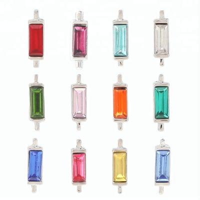 China Keepsake/Party/Gift/Daily Decoration Birthstone Slide Crystal Beads For Charm Bracelet Making for sale