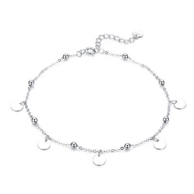 China CLASSIC Women Jewelry Coin Disc Anklet Chain Charm Bracelet for sale