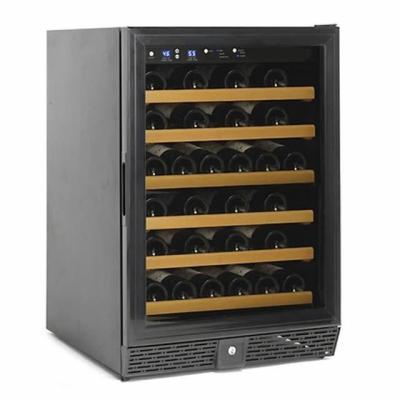 China Wholesale LED Light Single Zone Element LG Compressor Humidity Control Wine Cooler for sale