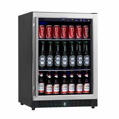 China Electric Built-in Single Glass Cooler Door Zone LG Beverage Cooler Temperature Cooling System for sale