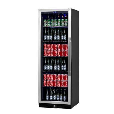 China All Tube For Cooling System Are Single Door Beverage Cooler Copper Glass Soft Drinks Display Fridge Refrigerated for sale