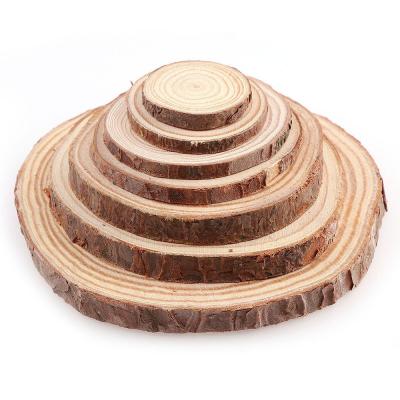 China 16CM Unfinished Natural Wood Slices Wooden Discs Crafts for sale