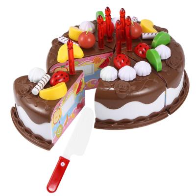 China Van het het Fruitknipsel van DIY 5.9inch Houten Vastgestelde de Verjaardagscake Toy Plastic Te koop