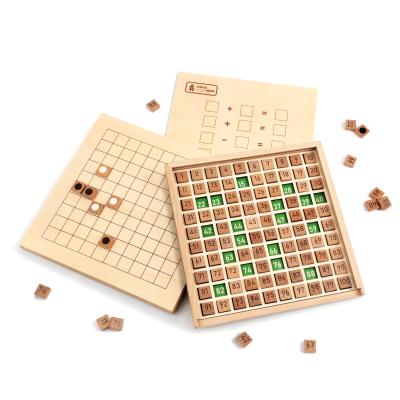 Cina Montessori educativo 	Per la matematica di legno Toy For Preschool Counting Number in vendita