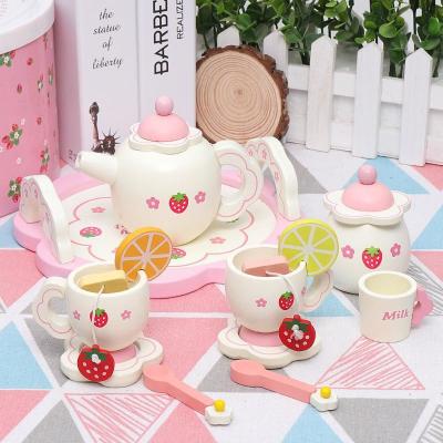 China Lemon Simulation Kitchen Wooden Set Creative White Afternoon Tea for sale