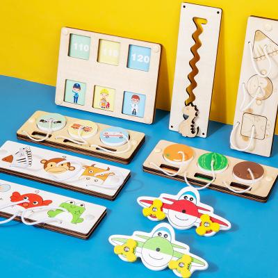 China DIY Montessori Matching Sensory Activity Board Early Education Kid Learning for sale