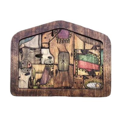 China Customized Logo Wood Nativity Diy Children'S Puzzles Gifts for sale