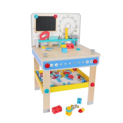 China Wooden Tool Table Kindergarten Educational Toys Early Education Enlightenment for sale