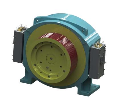 China Single Wrap Elevator Traction Machine IP41 Protection Permanent Magnet Synchronous for sale