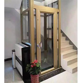 China Home Lift Ruimte vereiste lift Voor privéhuis Verschillende soorten ontwerp lift Te koop