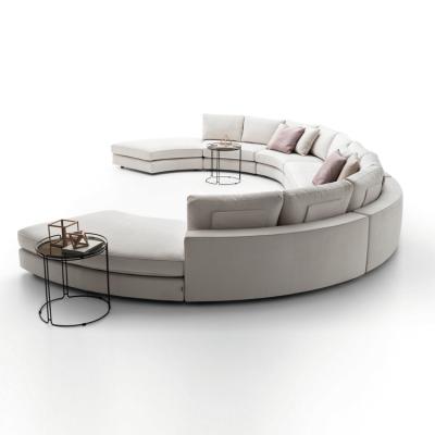 China Modern Hotel Lobby Sofa Set Round Couch Design Modern Luxury Hotel Lobby Furniture for sale