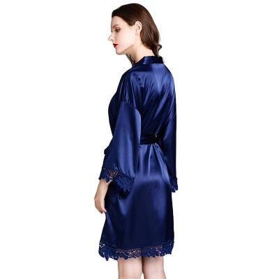 China CLOUDFROG Free Design QUICK DRY Women Silk Lounge Shorts Pajamas Set Knitted Satin Lace Short Sleeve Sleepwear FAST SHIPPING Nightgown for sale