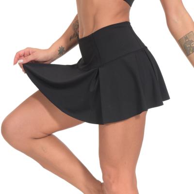 China SKIRTS Sportswear Two Layers Workout Dress Active Wear Tennis Women Skirt Skort for sale