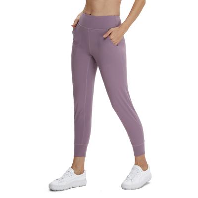 China ACTIVE Custom Loose Women Fitness High Waist STRETCH Casual Yoga Pants With Pockets for sale