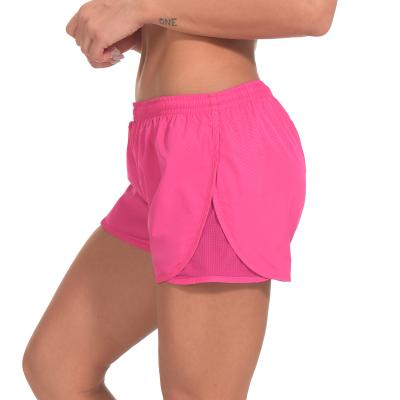 China Wholesale Custom Size Breathable Elastic Fitness Women Sports Running Shorts for sale