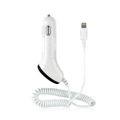 China De witte ABS + Adapter van de de Autolader van PC Iphone Usb, Draagbare Usb de Autoadapter van Smartphone Te koop