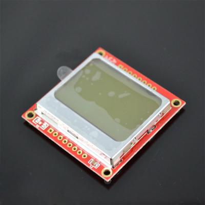 China Módulo de Nokia 5110 LCD para Arduino con el PWB rojo de la retroiluminación blanca para Arduino en venta