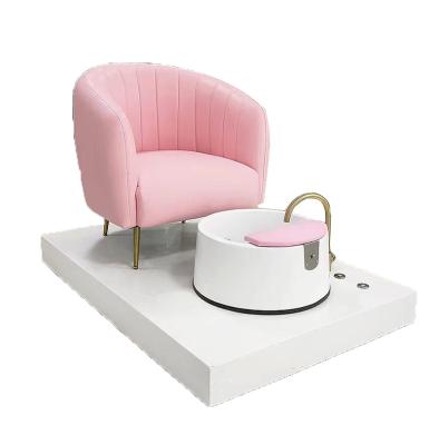 China 2022 Modern Luxury Modern Adjust Spa Manicure Pedicure Nail Technician Salon Furniture Chair for sale