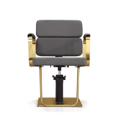 China Wholesale Barber Shop Beauty Salon Modern Style Portable Barber Chair Metal Goods for sale