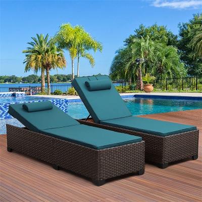 China Eco-friendly\Weather Proof\UV Resistant\Water Resistant New Design KD Structure Customized Patio Sofa Garden Sets Outdoor Furniture Sun Loungers for sale