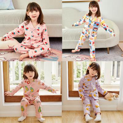 China OEM 2021 High Quality Pajamas Kid Casual Wear Girls Clothes 7 Years Old Baby Pajamas Child Pajamas Set for sale