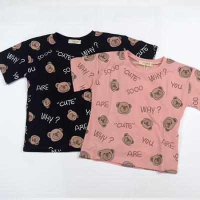 China Casual Short Sleeve Cartoon Print T-shirt Kids Toddler Clothes Summer Baby Boy Clothes for sale